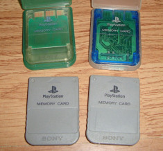 Memory Card Original PlayStation 1 PsOne/PSX/PS2 foto