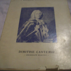 dimitrie cantemir-bibliografie selectiva-1973