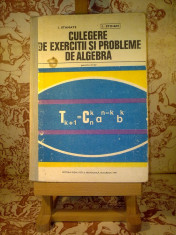 I. Stamate - Culegere de exercitii si probleme de algebra pentru licee &amp;quot;A480&amp;quot; foto