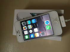 APPLE iPHONE 4S ALB 16 GB cu toate accesoriile, primul proprietar foto