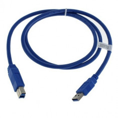 Cablu de date USB 3.0 de tip A la B - 1.0m Albastru ON992 foto