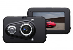 DVR Auto Novatek A12 Camera Video 12 Megapixeli Full HD 1080P cu Nightvision H.264 30fps G Sensor 170? Ecran WIDE Verificare Colet / GARANTIE foto