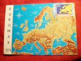 Maxima - EUROMAX - Harta Europei , 1974
