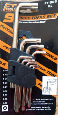 Set 9 chei Torx - FTools - FT009 foto