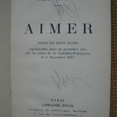 Paul Geraldy - Aimer (in limba franceza)