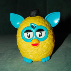 Jucarie interactiva Furby, plastic galben , interactiva foto