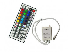 Controller banda RGB LED 3528 5050 cu telecomanda IR 44 taste A011 foto