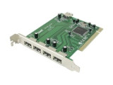 Cumpara ieftin PLACA DESKTOP PCI 4X USB 2.0 DLINK DU-520 SI VIA PERFECT FUNCTIONALA!