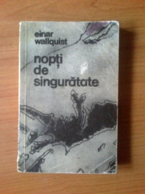 k3 Einar Wallquist - Nopti de singuratate foto