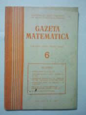 GAZETA DE MATEMATICA - LOT ANUL 1977 NUMERELELE 6 + 11 + 12 foto