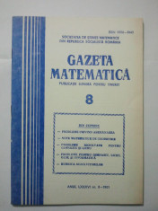 GAZETA DE MATEMATICA - LOT ANUL 1981 NUMERELELE 8 + 9 + 10 + 11 + 12 foto