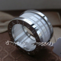 Inel Bvlgari Silver White acryl, 18kgp foto