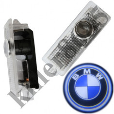 Proiector 3D Logo portiera BMW E60, E61, E65, E68, X5 cu LED CanBus foto