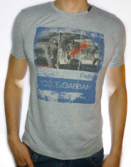 Tricou Dolce Gabbana - Milan - Tricou DG barbat tricou slim- CALITATE GARANTATA foto