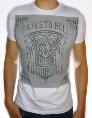 Tricou John Richmond - Gates to hell -Tricou Slim Fit - CALITATE GARANTATA foto