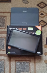 ? Vind tableta (NETESTATA!) de 10&amp;quot; inch / 3G - Archos Arnova 10b G2 la cutie originala + husa de Galaxy Note 10.1 - 50 lei ? foto