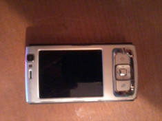 Telefon Nokia N95 argintiu, camera Carl Zeiss 5 MP, stare buna, folosit, cu accesorii. foto