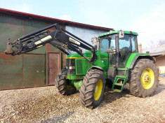 Vand tractor JD7600 foto