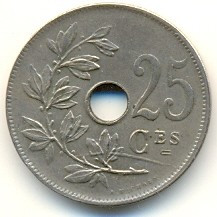 Moneda la 2 leu bucata BELGIA-A146 foto