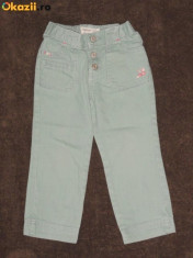 Pantaloni verde deschis, marca OSHKOSH, fetite 2-3 ani / 3T foto