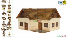 Set walachia casuta casute traditionale din lemn CASA SOLITARA lonley house lego foto