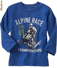 Nou! Bluza albastra alpine race, marca GAP, baieti 18-24 luni foto