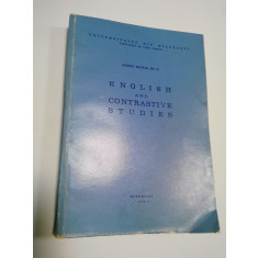 ENGLISH AND CONTRASTIVE STUDIES - ANDREI BANTAS