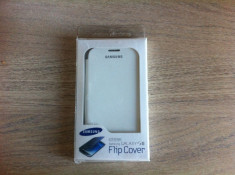 Vand Husa Flip Cover de tip Carte Samsung Galaxy S3 i9300 ALBA ALB Noua Originala foto