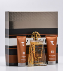 Parfum Givenchy Pi SET 100 ML apa de toaleta + 75 ML after shave + 75 ML gel dus, pentru barbati foto