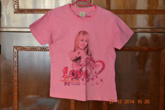 Pijama de vara Hannah Montana roz