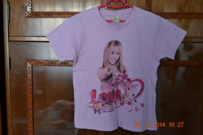 Pijama de vara Hannah Montana mov foto