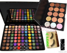 Trusa machiaj profesionala 88 culori Fraulein Daring Eyes + 15 Concealer + CADOU foto