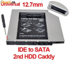 Hard disk HDD caddy) adaptor de la unitate optica la hardisk (IDE) foto