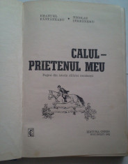 E. FANTANEANU, N. SERBANESCU - CALUL, PRIETENUL MEU foto