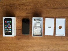 iPhone 5S, 32GB, Space Gray, Factory Neverlocked, NOU in cutie, 0 min, garantie foto