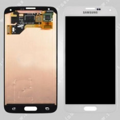 LCD/Display cu touchscreen Samsung Galaxy S5 I9600/G900 alb foto