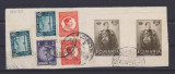 1932 - COLITA EFIRO - pe fragment de plic - cu stampila expozitiei, Regi, Stampilat