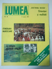 REVISTA LUMEA - SAPTAMANAL DE POLITICA EXTERNA { NUMARUL 10 ANUL 1971 } foto