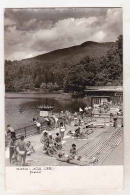 bnk cp Sovata - Lacul Ursu - Strandul - circulata foto