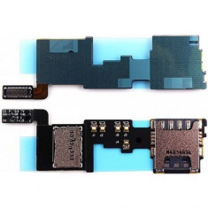 Folie banda flex cu Suport usita card memorie Memory card reader holder slot cititor card MicroSD si cartela sim Samsung N910 Galaxy Note 4 SM-N910 foto