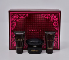 Parfum Versace Crystal Noir SET 50 ML apa de toaleta + 50 ML lotiune de corp + 50 ML gel dus, pentru femei foto