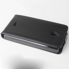 Husa Nokia X2 Flip Case Inchidere Magnetica Black foto