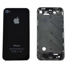 Carcasa iPhone 4 Cu Capac Baterie Neagra foto