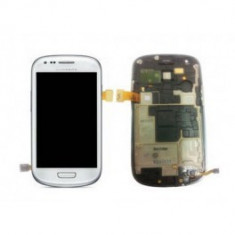 LCD/Display cu touchscreen Samsung Galaxy S3 Mini i8190 alb foto