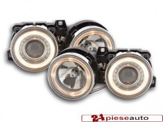 SET FARURI ANGEL EYE BMW SERIA 3 TYP E30 2/4 DOOR. YR. 87-91 CHROME foto