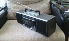 Boombox, Radio Casetofon GoldStar TSR-763, made in Korea, impecabil. foto
