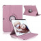 Toc husa roz inchis rotativa Samsung Galaxy Tab 4 T530 10.1&quot; piele rezistenta