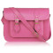 Geanta roz tip postas stil englezesc/Geanta roz Crossbody-Import Anglia