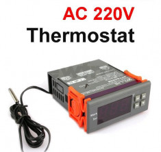 Termometru digital cu termostat alimentare la 220V - 5A foto