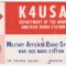 CARTE POSTALA DE RADIOAMATOR - U.S. ARMY - THE PENTAGON BUILDING, ANUL 1959